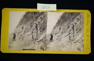 Reading PA Stereoview #1112 Flying Hill - Picture 1 of 3