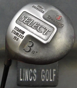 Left Handed Spalding Select 210cc 15° 3 Wood Regular Graphite Shaft + HC - Picture 1 of 6