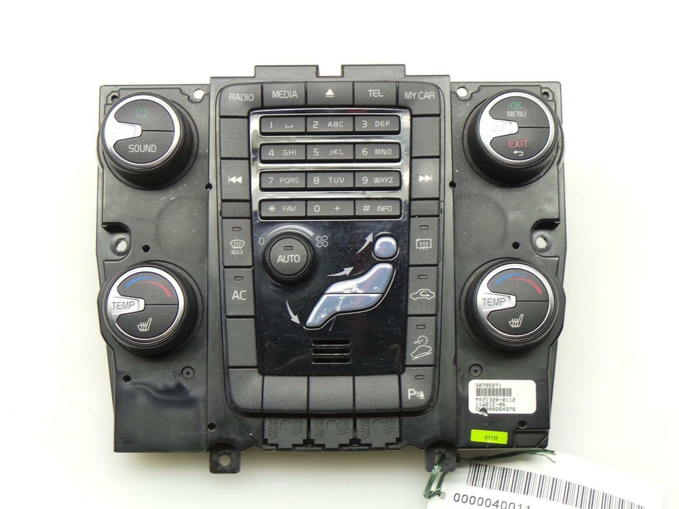 VOLVO XC60 MK1 HEATER / AIR CON CONTROLS 2009 - 2017