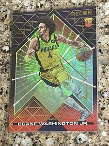 2021-22 Panini Recon Basketball NBA #243 Duane Washington Jr. Holofoil Rookie RC