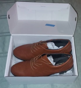 "Pares de ensueño para mujer talla 11 zapatos de tacón Oxford marrón con cordones tacón de 3"" EX" - Imagen 1 de 9