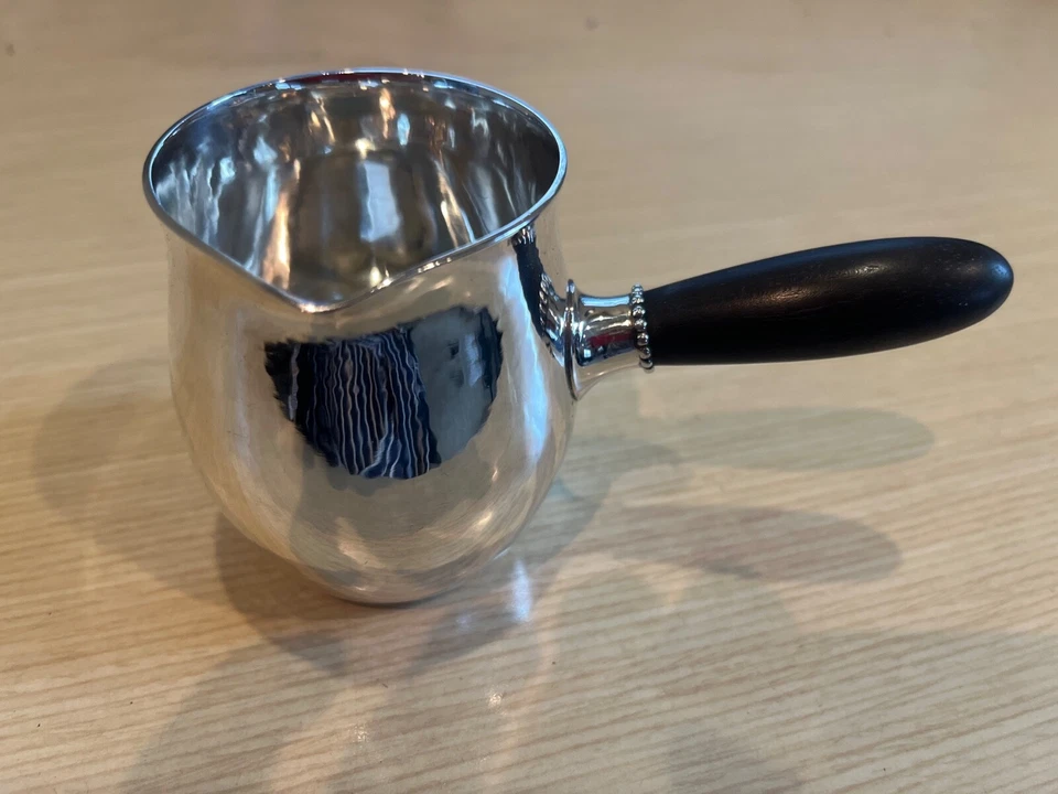 Кувшин кремовый Georg Jensen серебро высшей пробы No80 C 3 дюйма * 5 3/4 дюйма 1930-е фирменный знак - Изображение 1 из 4