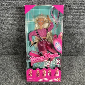 Vintage Dance Moves Barbie Doll 1994 Mattel #13083 Blonde Pink Outfit NIB - Picture 1 of 12