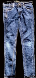 Twelve K New York Girl's Size 12 Designer Skinny Jeans Blue Denim Pants 26 X 27 - Picture 1 of 9