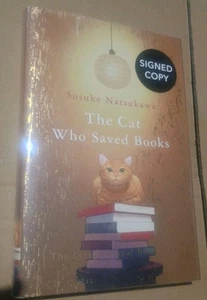 The Cat Who Saved Books. Signed Hardback. Very good used. - Picture 1 of 6