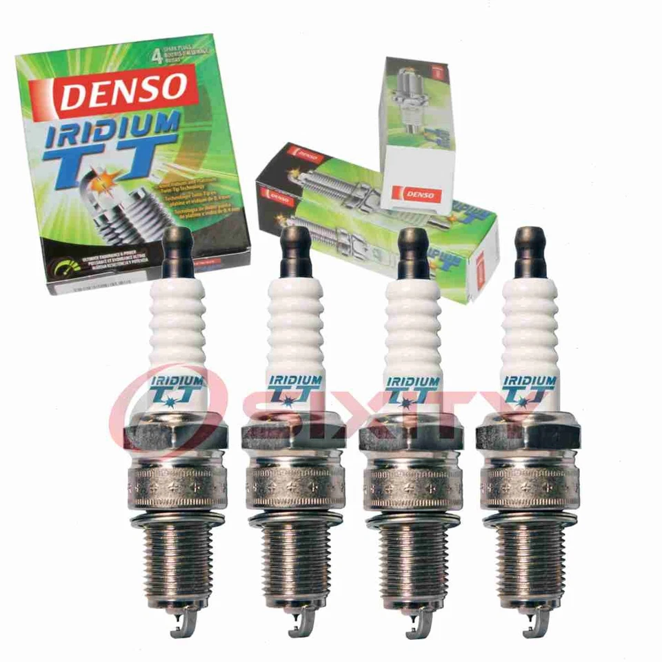 4 pc Denso Iridium TT Spark Plugs for 1999-2005 Hyundai Sonata 2.4L L4 wt - Image 1 of 4