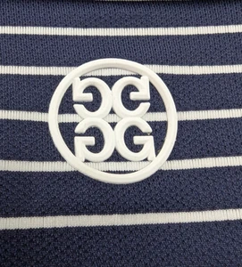 G/Fore Polo Shirt Mens Medium Blue Short Sleeve Performance Stretch Golf Casual - Picture 1 of 13