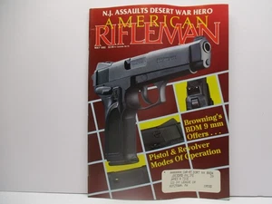 May 1992 American Rifleman Magazine Handgun Pistol Ammo Holster Trapping Gun - Foto 1 di 1