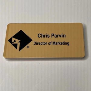 🔥 RARE - Rockford Fosgate Employees Name Badge Circa 1990 - 2007 - Chris Parvin - Picture 1 of 2