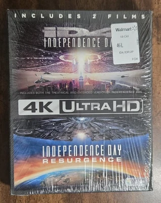4K Ultra HD & Bluray set of Independence Day 20th Anniversary & Resurgence - Image 1 of 4