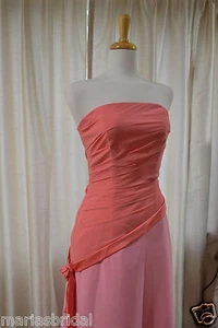 Raylia Designs Chiffon Brautjungfernkleid Größe 10 - Bild 1 von 8