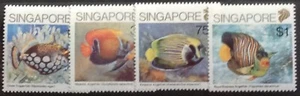 SINGAPUR 1989 PESCADO SG602/605 SIN MONTAR COMO NUEVO - Imagen 1 de 1