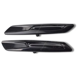 Side Indicators Set LED BMW 5 Series F10 F11 10-13 Black Dynamic Repeater Pair - Picture 1 of 11
