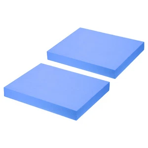2Pcs Non-Slip TPE Foam Pad Balance Pad Yoga Mat 20x15.7x2.4 Inch, Sky Blue - Picture 1 of 5