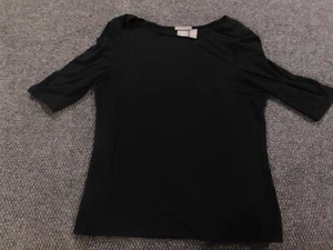 Old Navy Womens Blouse Small black pullover stretch - Picture 1 of 11
