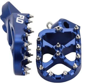 Flo FPEG-792BLU Pro Series BLUE Footpegs for Kawasaki 06+ KX250 & 07+ KX450 - Foto 1 di 1
