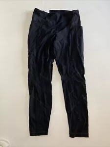 Womens 7/8 Length Size Medium Active Moto Pocket Legging Black Stretch - Picture 1 of 10