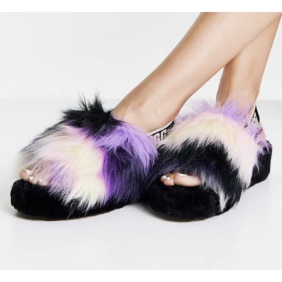 Zapatillas Ugg's para mujer Magnolia púrpura pelusa Yeah tie dye talla 9 Foto 1 de 4