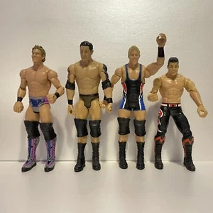 Paquete de 4 figuras de lucha libre de Mattel de WWE - Wade Barret, Jack Swagger, Evan Bourne - Imagen 1 de 5