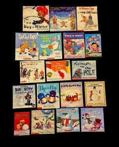 Lot of 18 Snow Winter Themed Children's Books - Picture 1 of 8