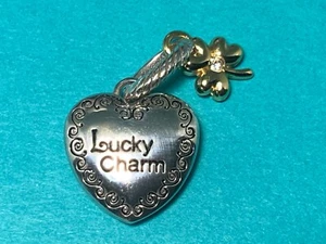 🍀 Trébol de cristal corazón Brighton “You are my Lucky Charm” (C8) nuevo sin etiquetas 🍀 - Imagen 1 de 6