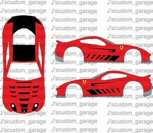 STH Ferrari 1/64 custom water slide decal Compatible for hot wheels - Picture 1 of 1