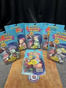Vintage My Magic Kissing Dragon COMPLETE SET OF 6X SEALED RARE!! MLP PONIES ERA - Picture 1 of 9