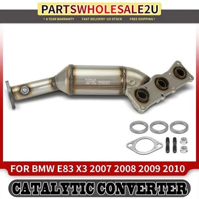 Convertidor catalítico trasero izquierdo/derecho para BMW E83 X3 2007 2008 2009 2010 3,0 L Foto 1 de 4