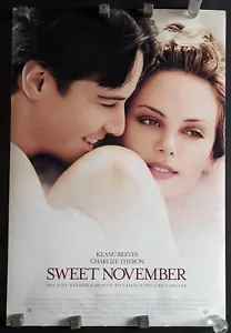 Dolce Novembre (2001) Locandina Film 27x40 Originale D/S Laminata, Keanu Reeves - Foto 1 di 12