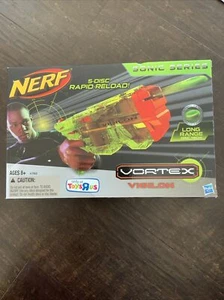 Nerf Vortex Sonic Series Vortex Vigilon A1183 Toys R Us Exclusive Clear New Seal - Picture 1 of 5