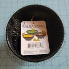 Kole Imports Brand: 3 Pack Of Black Plastic Salsa Bowls - Brand New & Free Ship