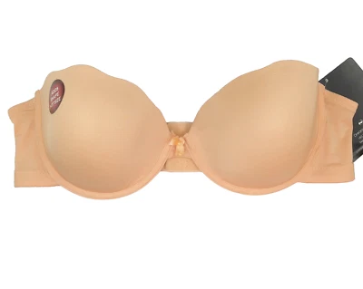 Sujetador con aros sin tirantes Body Form 38C estilo 2384 lencería suave caqui nuevo Foto 1 de 3