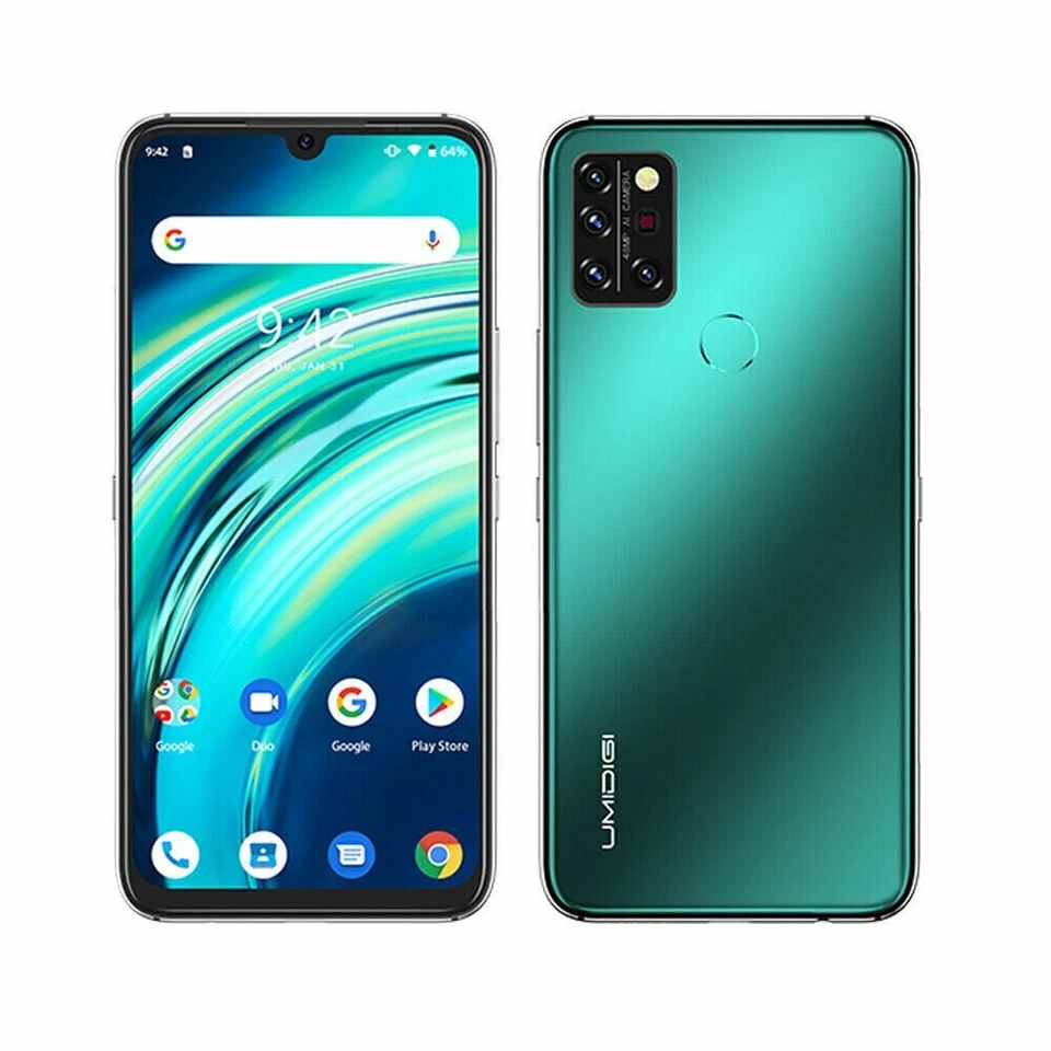 UMIDIGI A9 Pro 6GB+128GB Smartphone Unlocked Dual SIM Android Green Factory - Image 1 of 1