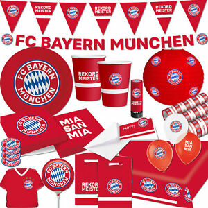 FC BAYERN MÜNCHEN - FCB Deko Mitgebsel Kindergeburtstag Geburtstag Fußball Party