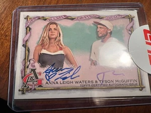 2023 Topps Allen & Ginter Anna Leigh Waters & Tyson McGuffin Dual Auto IN HAND! - Picture 1 of 2