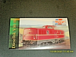 Aufkleber / Sticker + Roco Diesellok V80 + Modelleisenbahn + Österreich - Picture 1 of 1