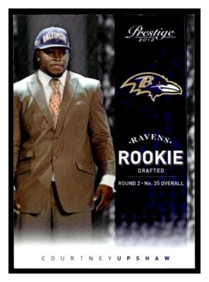 2012 Panini Prestige #219b Courtney Upshaw Wearing suit - Image 1 of 2