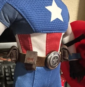 Cinturón utilitario de cuero marrón escala 1/6 con hebilla Capitán América - Imagen 1 de 10