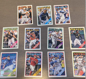 2023 Topps Series 1  - 1988 35th Anniversary Insert Complete Your Set You Pick