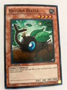 Naturia beetle 1st edition foil yu-gi-oh gaming cards cscan - Picture 1 of 2