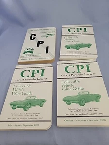 Jan To Dec 2000 CPI Value Guide To Particular Interest Domestic Import Car - Picture 1 of 6