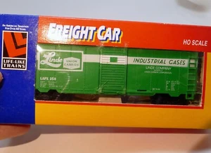 Life Like Linde Union Carbide Box Car 8475 HO Scale - Picture 1 of 7