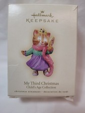 Hallmark Keepsake Ornament 2007 My Third Christmas Kitty