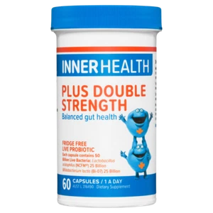 Inner Health Plus Double Strength 60 Capsules Fridge Free Live Probiotic 50B - Picture 1 of 3