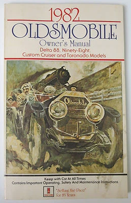 1982 Oldsmobile Delta 88, Ninety-Eight, Custom Cruiser, Toronado Owners Manualn Foto 1 de 4