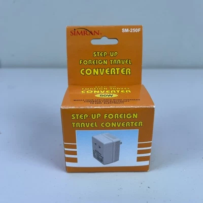 Simran SM-250F Watt Step Up Travel Converter 220 Volt to 110 Volt Transformer - Image 1 of 4