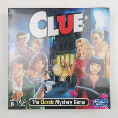 Clue The Classic Mystery Game Board Game by Hasbro 2-6 Players Ages 8+ - New - Image 1 of 3