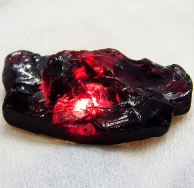 28,20 ct natürlicher Chrom Pyrop roter Granat Facette grober loser Edelstein ... - Bild 1 von 4