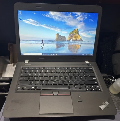 Lenovo Thinkpad E450 14" Intel i5-5200U 2.2GHz 4GB RAM 500GB HDD WIN 10 BAD BATT - Image 1 of 4