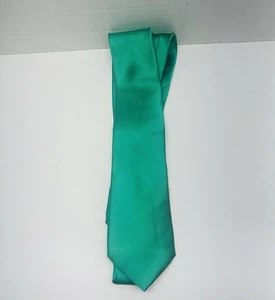 Donald J. Trump Signature Collection einfarbige grüne Herren Seidenkrawatte Krawatte (*Mängel) - Bild 1 von 3